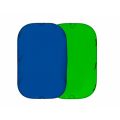 Manfrotto Fondo plegable 1,8m x 2,1m (6' x 7') Chromakey Azul / verde