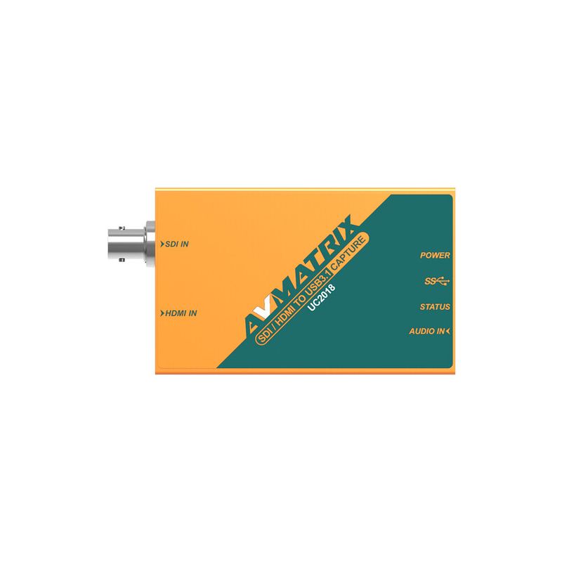 AVMATRIX UC2018 HDMI/SDI to USB3.1 TYPE-C Uncompressed Video Capture-CONVERSORES -Apodax
