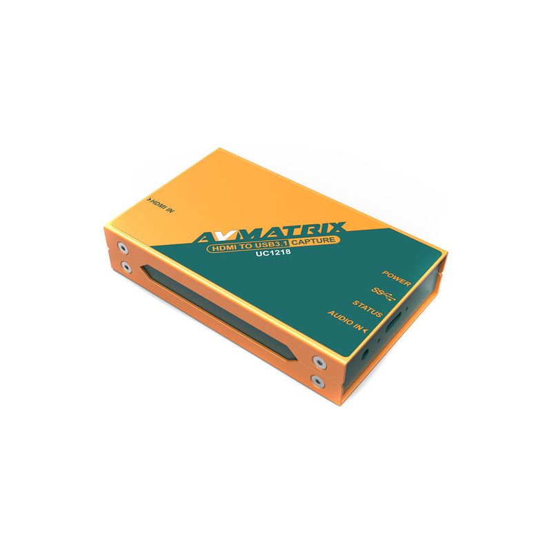 AVMATRIX UC1218 HDMI to USB3.1 TYPE-C Uncompressed Video Capture-CONVERSORES -Apodax