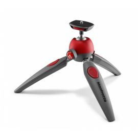 Manfrotto Mini trípode de 2 secciones PIXI EVO. Rojo