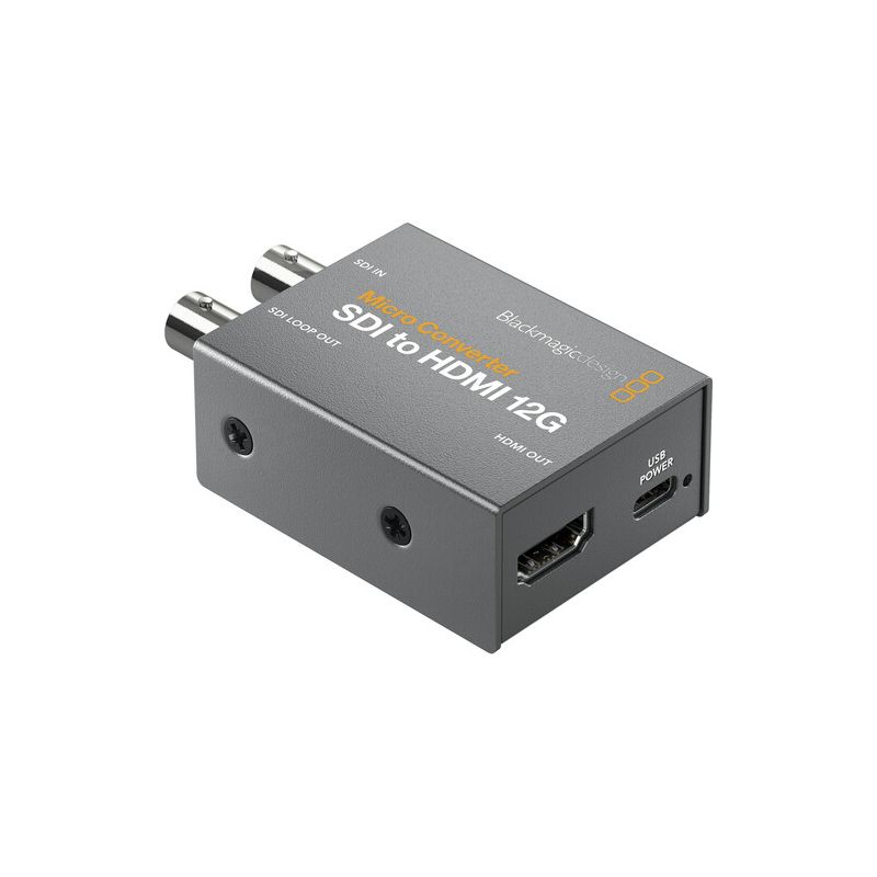 Blackmagic Micro Converter - SDI to HDMI 12G sin PSU (pack 20 unidades )-Conversores - Blackmagic-Apodax