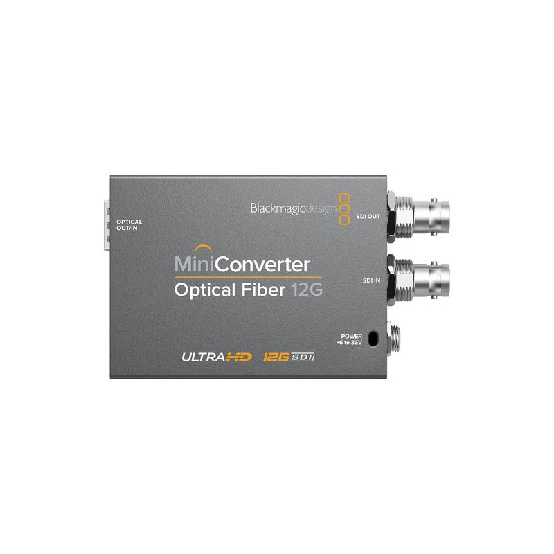 Blackmagic Mini Converter - Optical Fiber 12G (no incluye SFP)-Conversores - Blackmagic-Apodax
