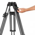 Rótula de vídeo Pro 526 con Trípode 645 Fast Twin carbono