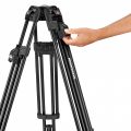 Rótula de vídeo Pro 509 con Trípode 645 Fast Twin aluminio