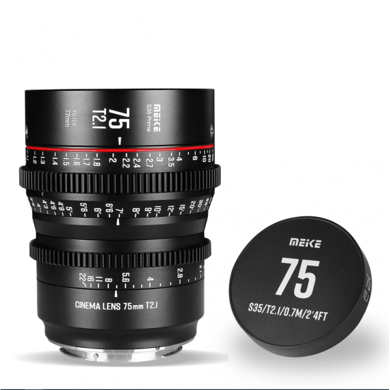 Meike S35 75 mm T2.1 (montura PL)-&Oacute;PTICAS FIJAS CINE-Apodax