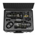 Paquete de lentes con zoom DZOFilm Pictor 20-55 mm y 50-125 mm T2.8 Super35 (montura PL y montura EF, negro)