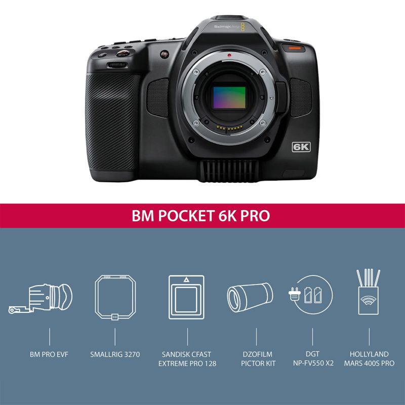 BLACKMAGIC BMPCC6KPRO PACK 3-Blackmagic Design-Apodax