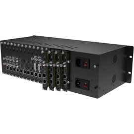 Kiloview Cradle Series 16-Channel Redundant Power Rackmount Frame (3 RU)