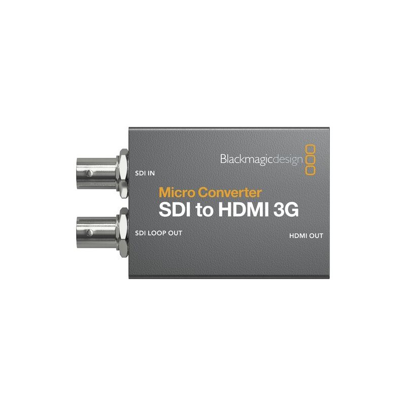 Blackmagic Micro Converter - SDI to HDMI 3G sin PSU (pack 20 unidades )-Blackmagic Design-Apodax