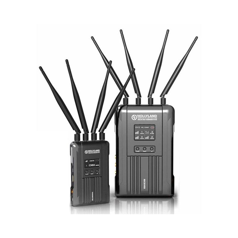 Hollyland Syscom 421-1 Kit Transmisi&oacute;n Inal&aacute;mbrico SDI/HDMI 600m 1 Emisor a 1 receptor-TRANSMISI&Oacute;N DE SE&Ntilde;AL-Apodax