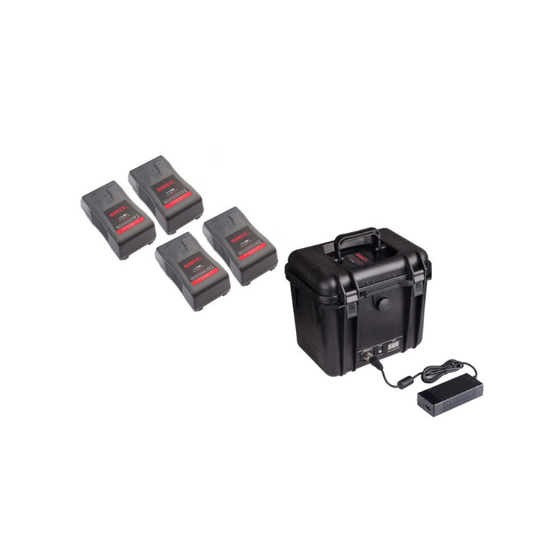 SWIT S-4010+S-8183S+*4 KIT-Cargadores - SWIT-Apodax