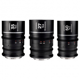 Laowa Nanomorph S35 Prime 3-Lens Bundle (27,35,50mm) (Silver) PL+EF