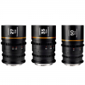 Laowa Nanomorph S35 Prime 3-Lens Bundle (27,35,50mm) (Amber) Canon RF