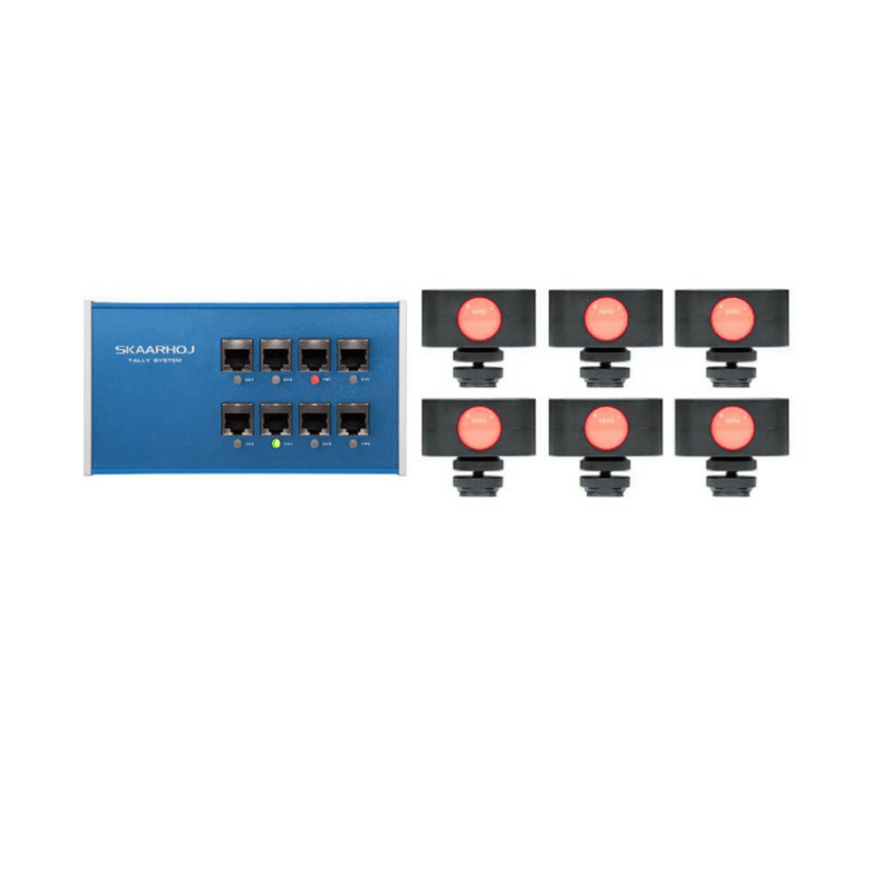 Skaarhoj Tally Box + 6 x Tally Lights Bundle-TALLY-Apodax