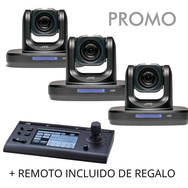 JVC KIT x3 KY-PZ510B-PACKS CAMARAS-Apodax