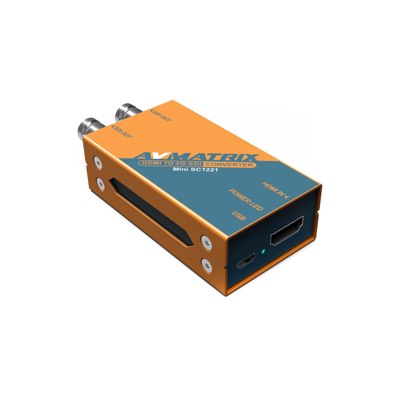 AVMATRIX Mini SC1221 HDMI to 3G-SDI Mini Converter wPSU-CONVERSORES -Apodax