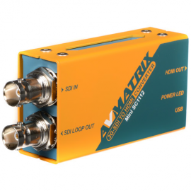 AVMATRIX Mini SC1112 3G-SDI to HDMI Mini Converter wPSU