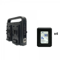 Pack 4 DGT-BP98s + DGT-BP4 Mini Series Digitex