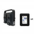 Pack 4 DGT-BP200s + DGT-BP4 Mini Series Digitex