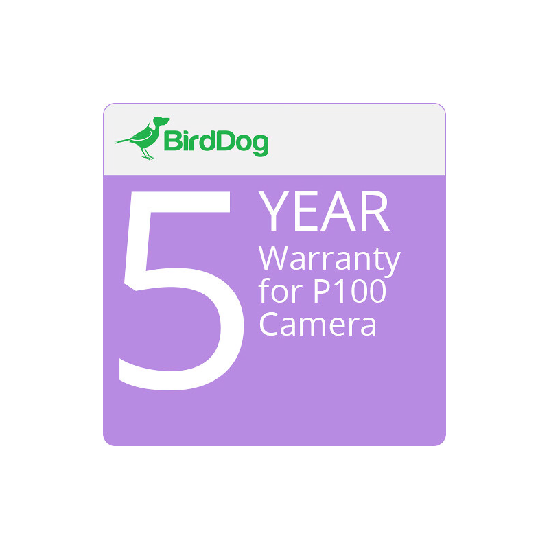 BirdDog P100 5 Year Extended Warranty.-Ampliaci&oacute;n de garant&iacute;a-Apodax