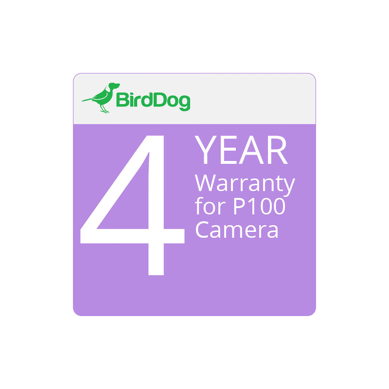 BirdDog P100 4 Year Extended Warranty.-Ampliaci&oacute;n de garant&iacute;a-Apodax