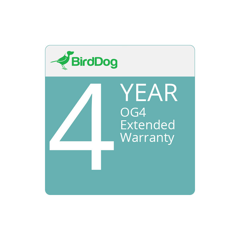 BirdDog OG4 4 Year Extended Warranty.-Ampliaci&oacute;n de garant&iacute;a-Apodax