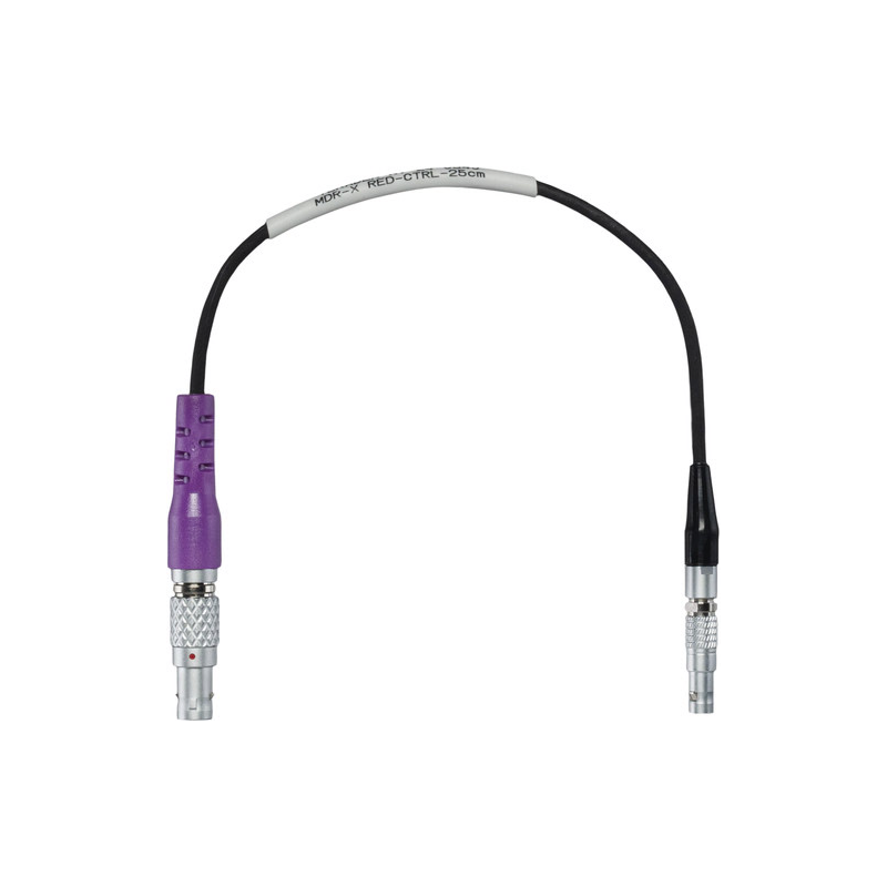 TERADEK MDR.X Camera Control Cable - RED 10inch | 25cm-Teradek-Apodax