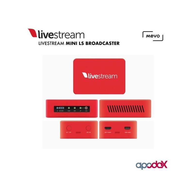 LIVESTREAM MINI LS BROADCASTER-TRANSMISI&Oacute;N DE STREAMING-Apodax