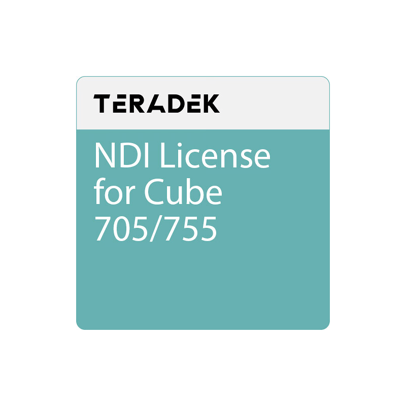 TERADEK NDI License for Cube 705 / 755-Teradek-Apodax