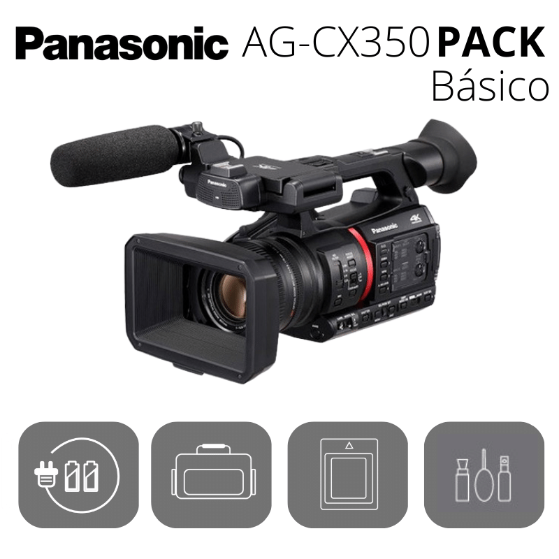 Panasonic AG-CX350EJ Pack B&aacute;sico-PACKS CAMARAS-Apodax