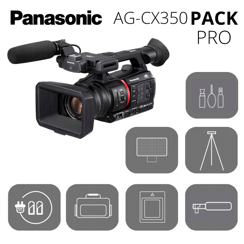 Panasonic AG-CX350EJ Pack Pro-PACKS CAMARAS-Apodax