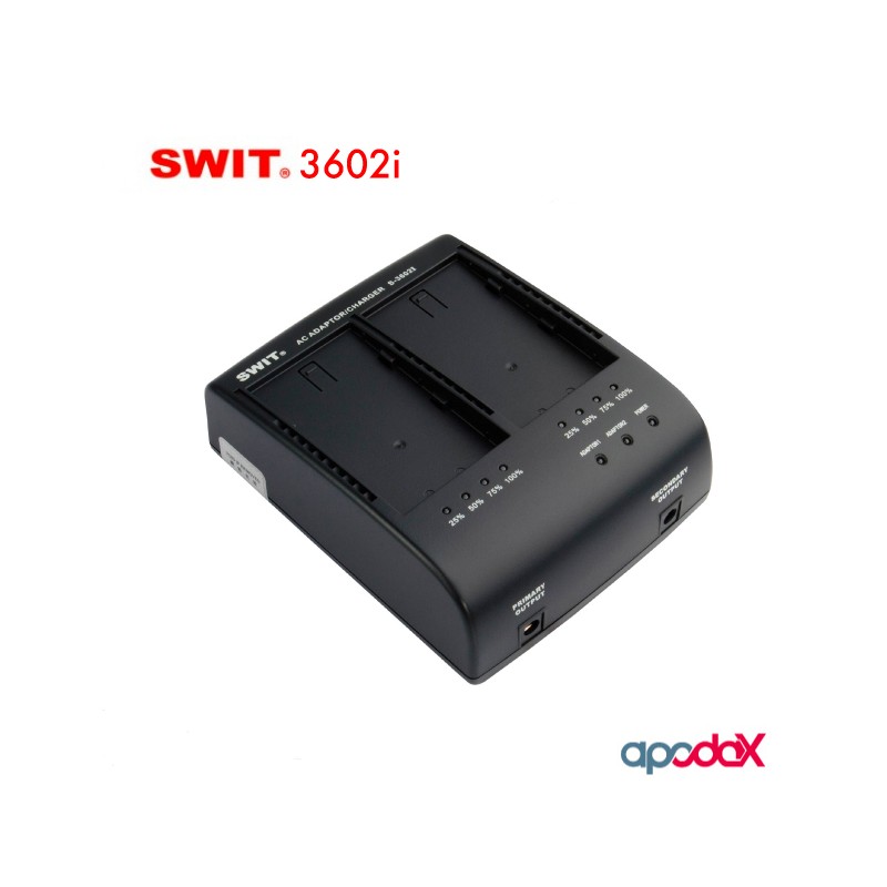 SWIT S-3602I-BATER&Iacute;AS Y CARGADORES-Apodax