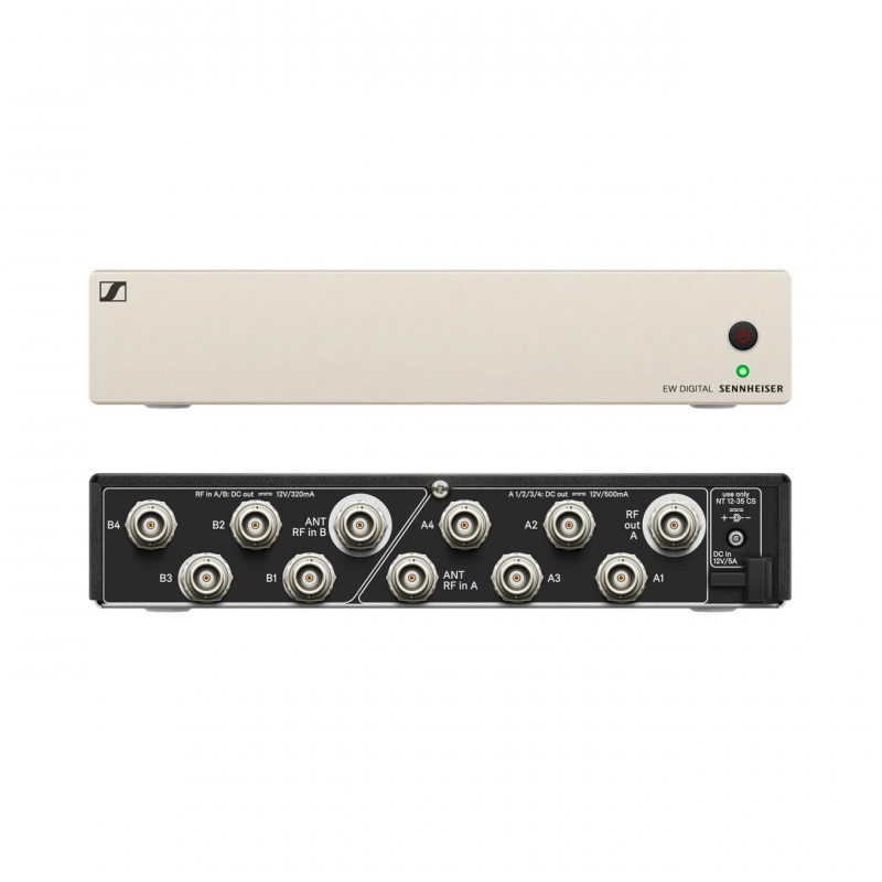 Sennheiser EW-D ASA 4-Way Active Antenna Splitter with DC Distribution for EW-D Wireless Systems-AUDIO-Apodax