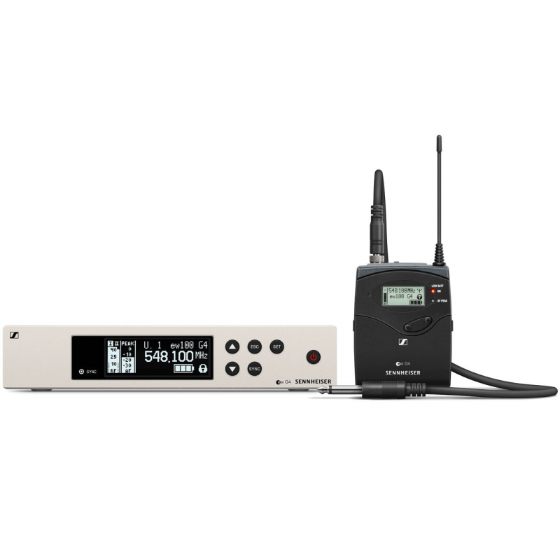 Sennheiser EW 100 G4-Ci1 Wireless Guitar System (G: 566 to 608 MHz)-AUDIO-Apodax