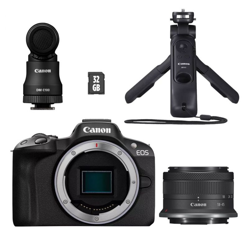 Canon EOS R50 VLOGING KIT-MIRRORLESS Y DSLR-Apodax