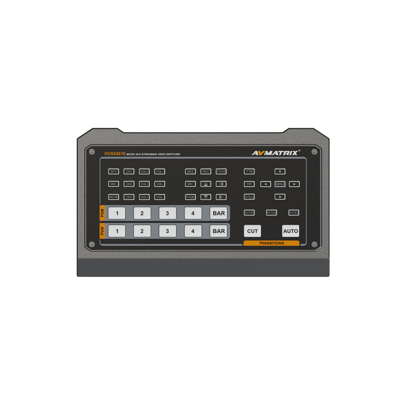 AVMATRIX HVS0401E Micro 4-Channel HDMI & DP Video Switcher with Streaming & Recording-MEZCLADORES DE STREAMING-Apodax