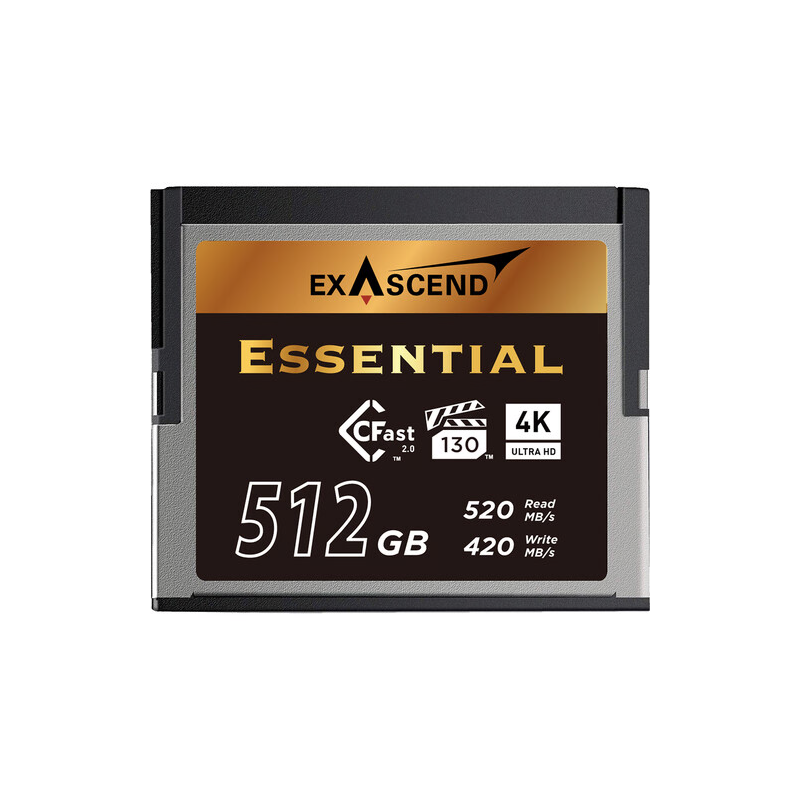 Exascend 512GB CFX Series CFast 2.0 Memory Card-C FAST-Apodax