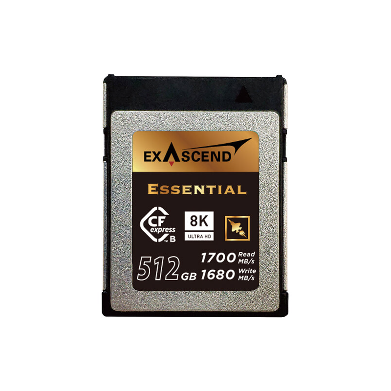 Exascend 512GB Essential Series CFexpress Type B Memory Card-CFEXPRESS-Apodax