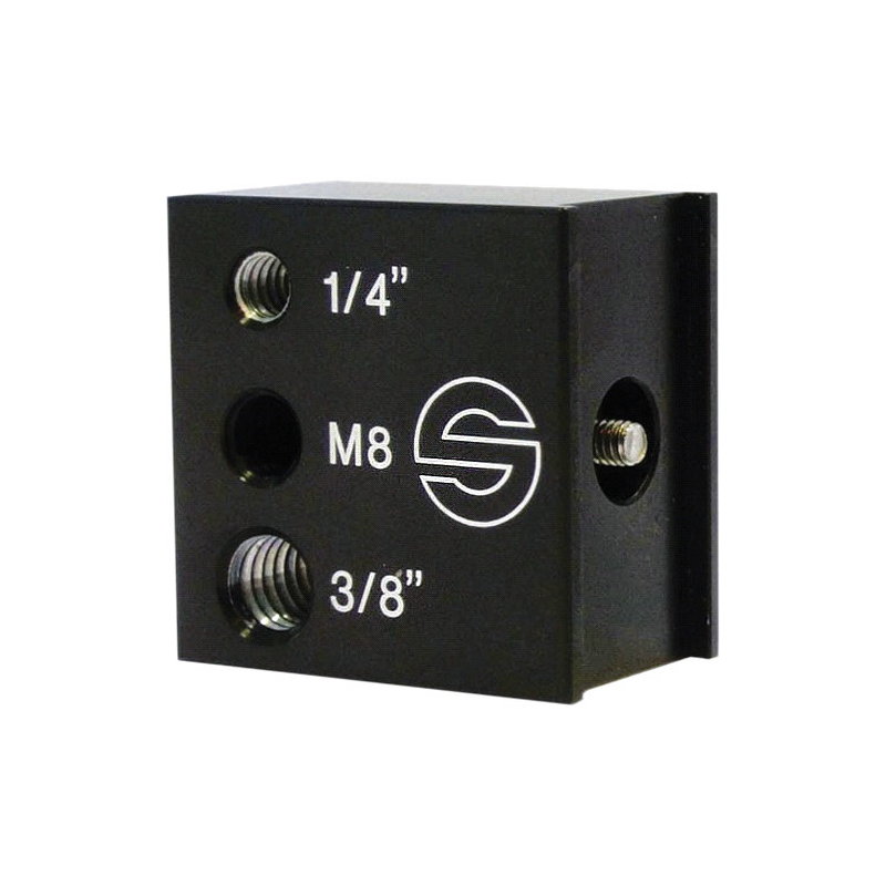 Sachtler Adapter accessory, 1/4", 3/8", M8-Sachtler-Apodax