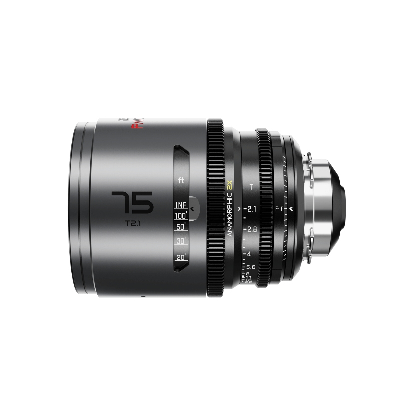 DZOFILM Pavo 2x anamorphic Prime 75mm T2.1-Neutral Coating- PL&EF mount (meter)-DZOFILM Pavo-Apodax