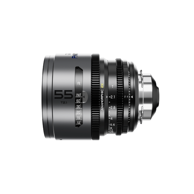 DZOFILM Pavo 2x anamorphic Prime 55mm T2.1-Blue Coating- PL&EF mount (meter)-DZOFILM Pavo-Apodax