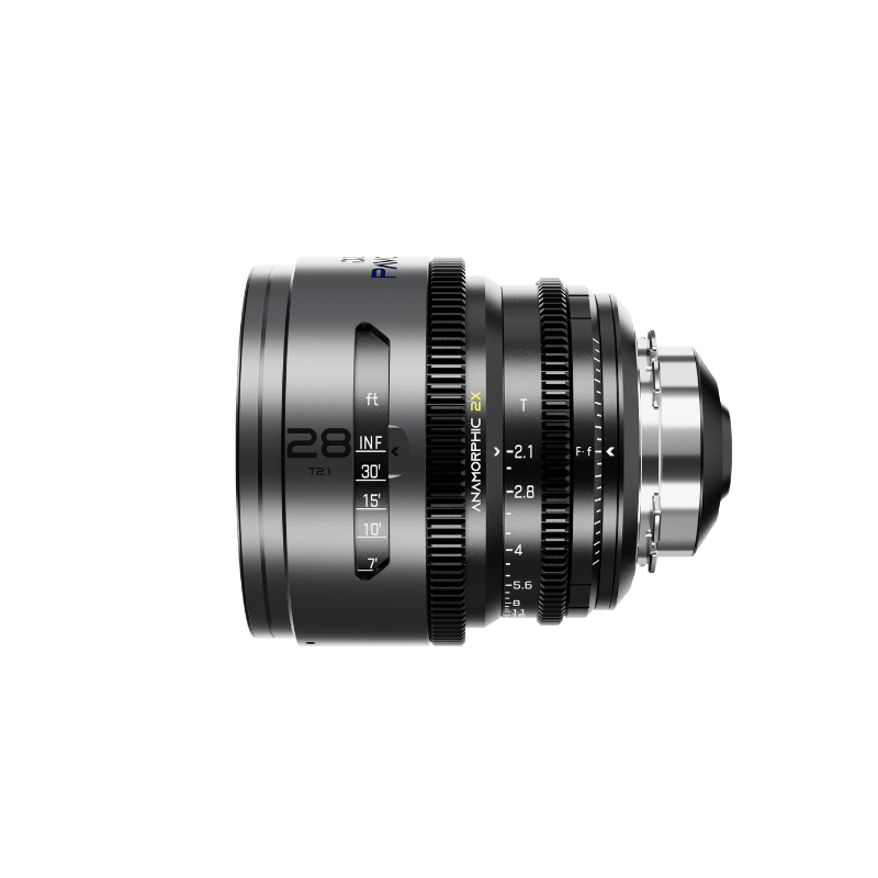 DZOFILM Pavo 2x anamorphic Prime 28mm T2.1-Blue Coating- PL&EF mount (meter)-DZOFILM Pavo-Apodax