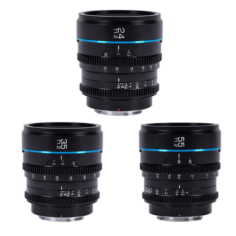 SIRUI KIT NIGHTWALKER 24-35-55MM 1.2 BLACK SE-SIRUI-Apodax