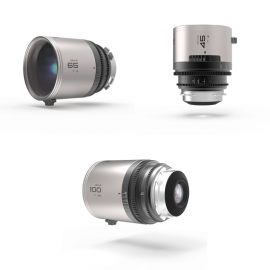 BLAZAR REMUS 1.5x Anamorphic 45/65/100mm 3 Lens SetMount: PL | Flare: Blue
