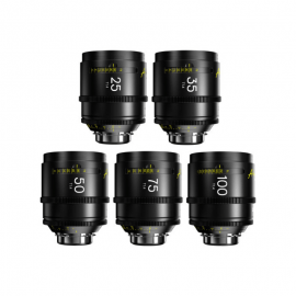 DZOFILM Arles 25/35/50/75/100mm FF/VV Prime Cine Lens (PL mount,meter)